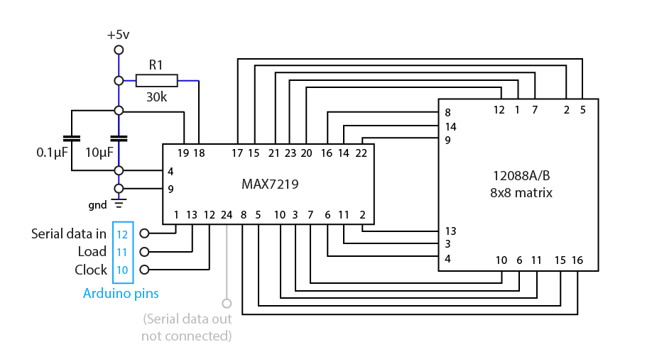 arduino led matrix driver